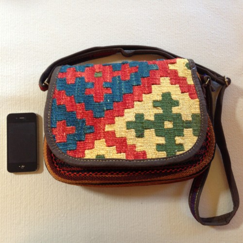 Kilim Shoulder Bag Handmade Persian Kilim Wool Woven Shoulder Bag